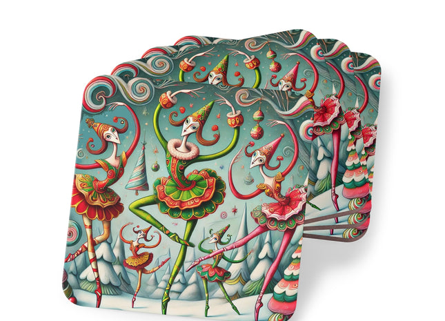 Christmas Ballet of the Absurd Coasters