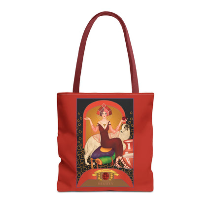 Astrology Gem Series: January & Garnet Tote Bag