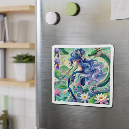 Fairy of the Koi Pond Die-Cut Magnets (5 Sizes)