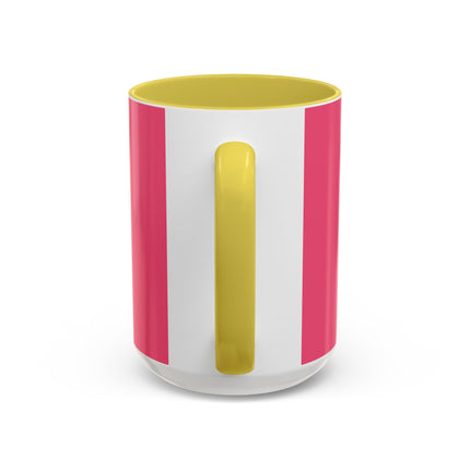 Goldfinch & Pink Flowers Colorful Mugs – Vibrant Spring & Bold Beauty