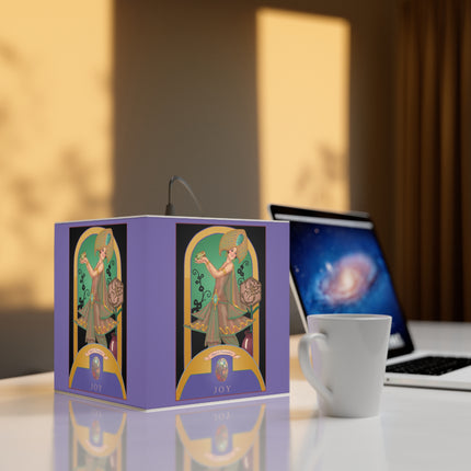 October & Opal, Tourmaline Zodiac Light Cube Lamp