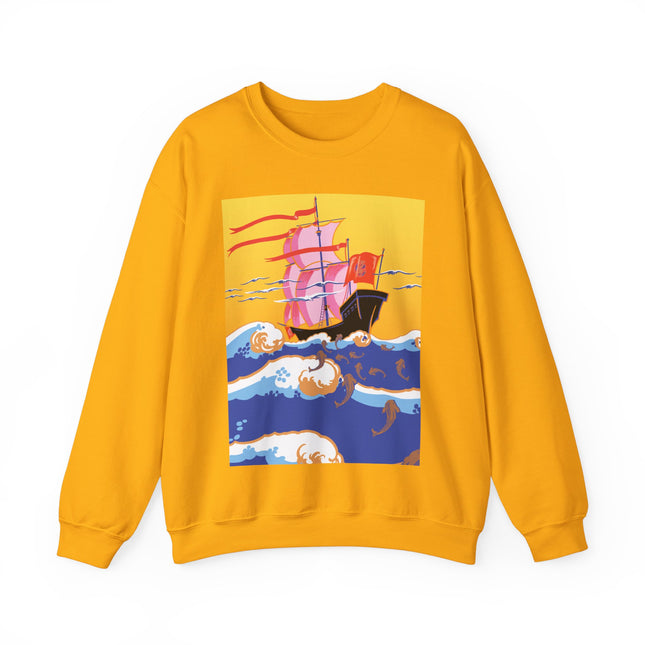 Golden Seas and Whimsical Dreams Heavy Blend™ Crewneck Sweatshirt