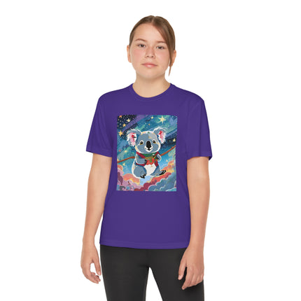 Cute Koala Youth Competitor Tee – Dreamy Skies & Whimsical Wonder