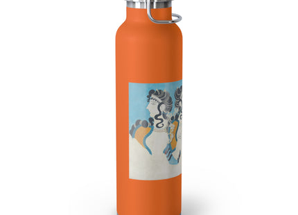 Reproduction of Ladies in Blue by Emile Gilliéron Copper Vacuum Insulated Bottle, 22oz