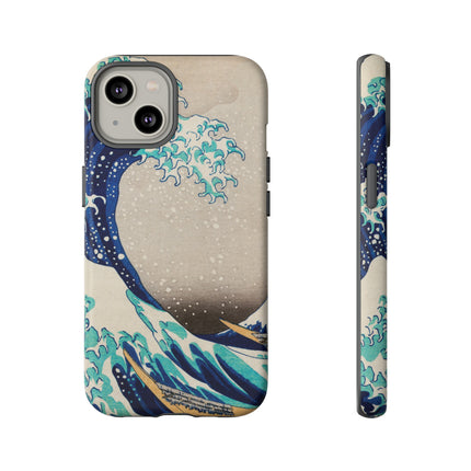 The Great Wave off Kanagawa by Katsushika Hokusai Phone Cases
