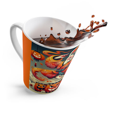 Jack-O’-Lantern Drums & The Kabuki Latte Mug