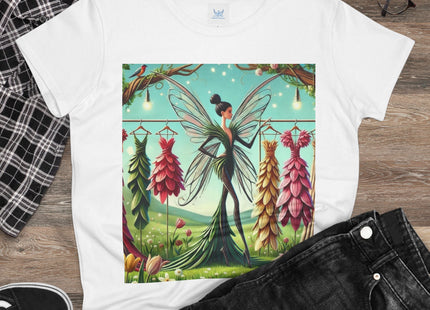A Fairy Choosing Gowns Cotton Tee
