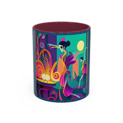 Dance of the Skeleton Ballerinas Colorful Mugs (11oz, 15oz)