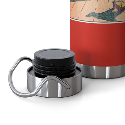 Mischievous Mice on Wheels Copper Vacuum Insulated Bottle, 22 oz