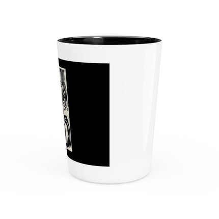 The Large Cow by Ernst Ludwig Kirchner Ceramic Shot Glass