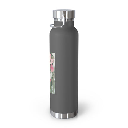 Blooming Lotus Flowers by Ohara Koson Vacuum Insulated Bottle, 22oz