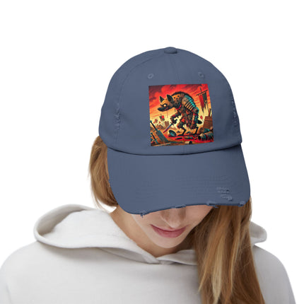 The Cunning Scavenger Unisex Distressed Cap