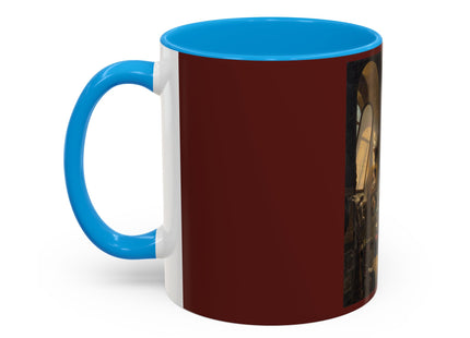 Raphael and his Muse in the Atelier by Vincenzo Abbati Colorful Mugs (11oz, 15oz)