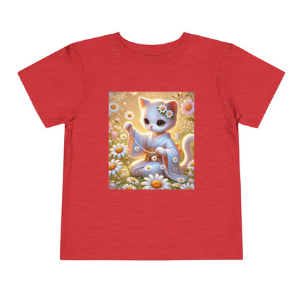 Daisy Chain Whimsy Toddler Short Sleeve Tee