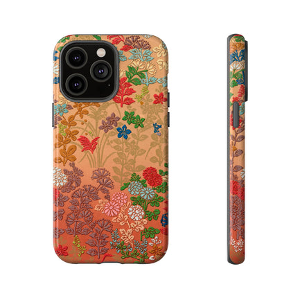 Ornamental Japanese Flower Pattern Phone Cases