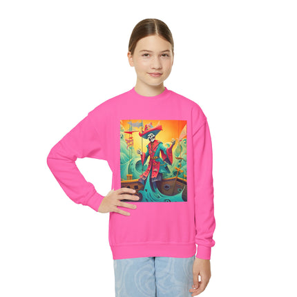 Skeleton Crew of the Misty Seas Youth Crewneck Sweatshirt