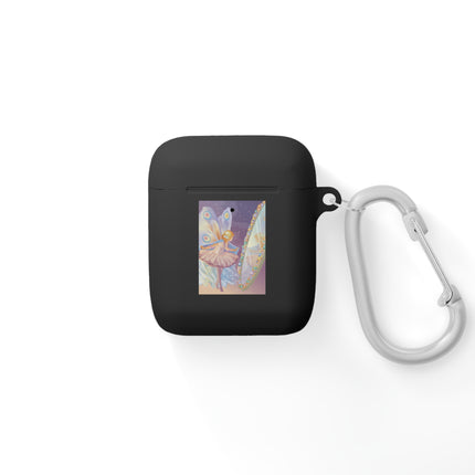 Enchanted Mirror Reflections – Pastel Fairy Art AirPods Case