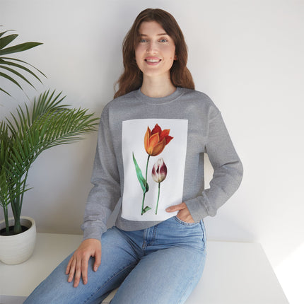 Tulip by Anselmus Boëtius de Boodt Heavy Blend™ Crewneck Sweatshirt
