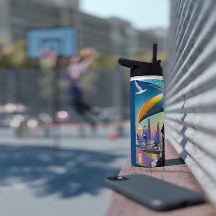 Cyber Toucan Chic Stainless Steel Water Bottle