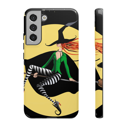 A Witch’s Moonlit Flight Phone Cases
