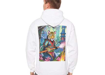 Cyberpunk Leopard – Heavy Blend™ Hooded Sweatshirt