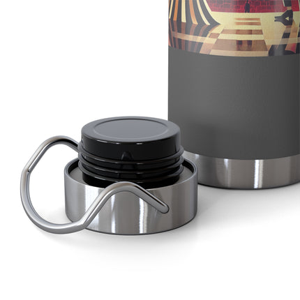 Art Deco Valentine's Romance Copper Vacuum Insulated Bottle, 22oz