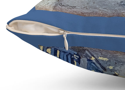 Gallery of a Moroccan Riad by George Gaudion Spun Polyester Square Pillow