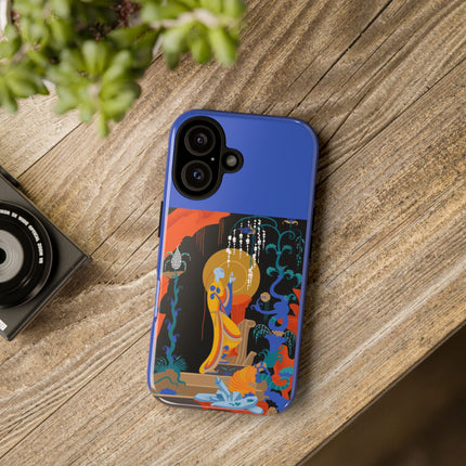 Mystic Oracle Phone Case – Sacred Glow & Eternal Grace