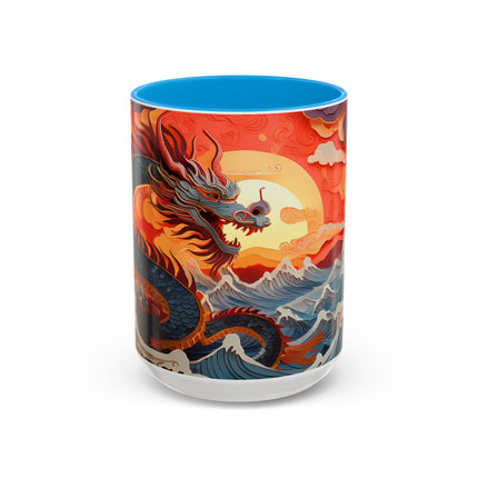 Emergence of the Dragon Colorful Mugs (11oz, 15oz)