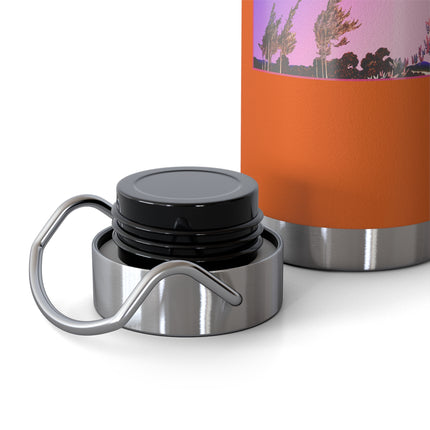 Fairies, Pixies, and Petals in Twilight's Embrace Copper Vacuum Insulated Bottle, 22 oz
