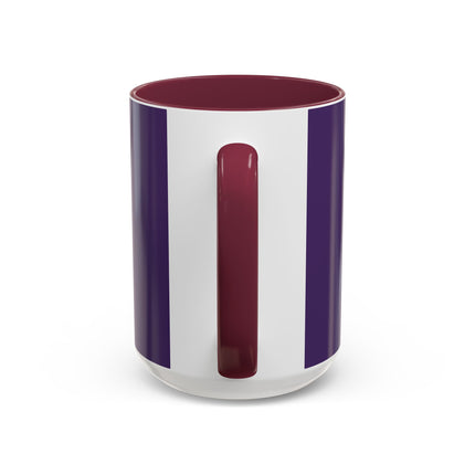 🎿❄️ The Winter Flower Skier Colorful Mug – Art Deco Alpine Fantasy