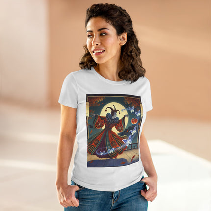 Court Magician with Ghost Butterflies Cotton Tee