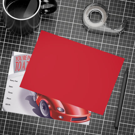 Race to the Celebration! Party Invitation! Bundles of 10, 30, 50 Pieces Available (envelopes included)