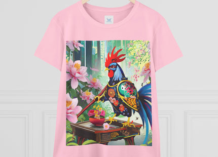 Cyberpunk Rooster Cotton Tee