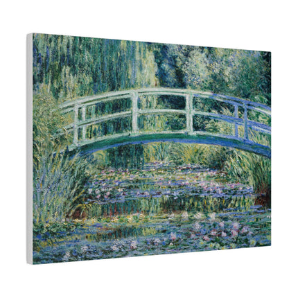 Water Lilies and Japanese Bridge by Claude Monet Matte Canvas, Stretched, 0.75"