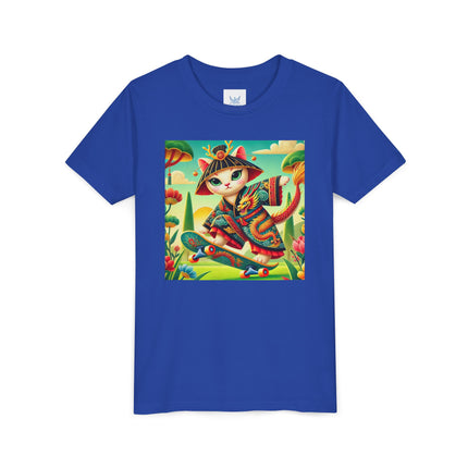 Dragon Dance on Wheels Youth Short Sleeve Tee