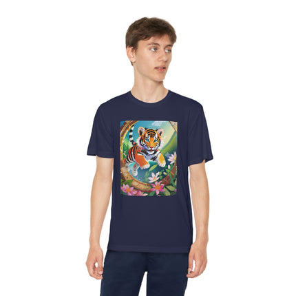 Majestic Tiger Cub Youth Competitor Tee – Courage, Adventure & Fiery Spirit