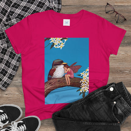 Magnolia Fairy and the Woodland Bird Cotton Tee