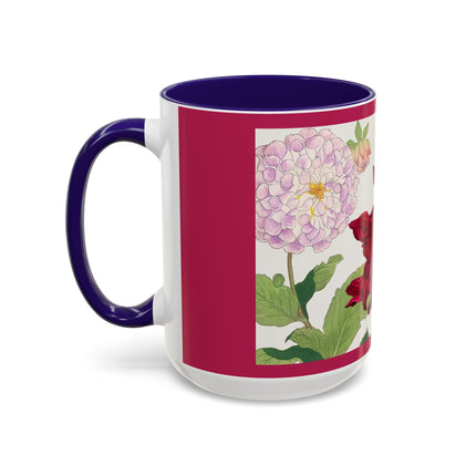 Dahlia Flower by Tanigami Kônan Colorful Mugs (11oz, 15oz)