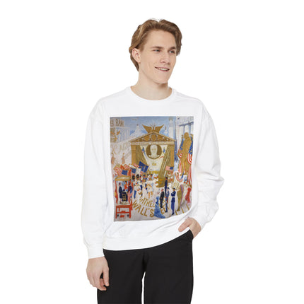 The Cathedrals of Wall Street Unisex Garment-Dyed Sweatshirt