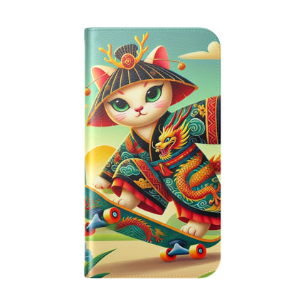 🛹🐉 Dragon Dance on Wheels Flip Case – Bold Adventure & Dynamic Grace