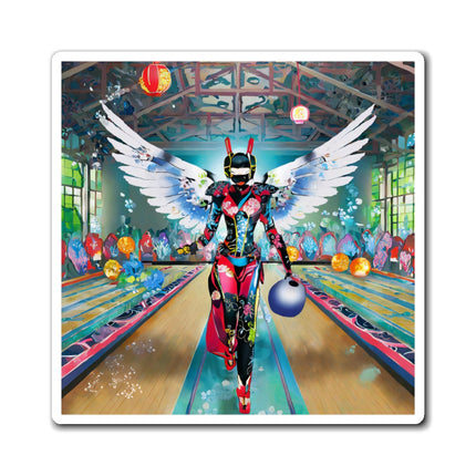 Samurai Robot Angels Magnets (3 Sizes)