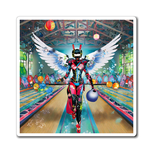Samurai Robot Angels Magnets (3 Sizes)