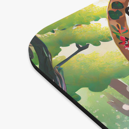 Majestic Tiger Cub Mouse Pad, Rectangle