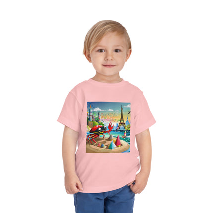 Crab Architect Toddler Short Sleeve Tee