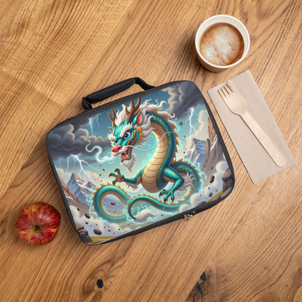 The Tibetan Dragon in Battle Lunch Bag – Power, Motion & Mythic Energy
