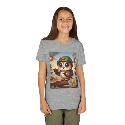 Owl on the Front Lines Youth Short Sleeve Tee
