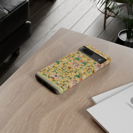 Yellow Botanical Pattern by Owen Jones Phone Cases