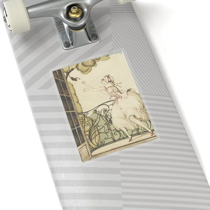 Sur talons rouges (On Red Heels) pl 02 by Gerda Wegener Kiss-Cut Stickers (4 Sizes)