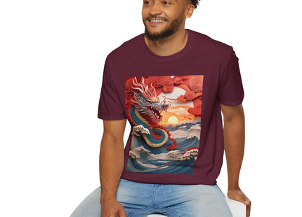 Stormbound Dragon Garment-Dyed T-shirt Softstyle T-Shirt